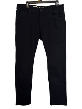 Scott James Mens Slim Fit Black Pants